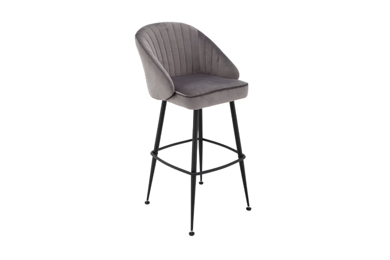 Picture of SHELBY Velvet Bar Chair (Beige)