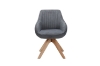 Picture of [FLOOR MODEL CLEARANCE]VENETIAN 360° Swivel Fabric Arm Chair (Grey)