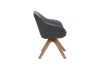 Picture of [FLOOR MODEL CLEARANCE]VENETIAN 360° Swivel Fabric Arm Chair (Grey)