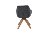 Picture of [FLOOR MODEL CLEARANCE]VENETIAN 360° Swivel Fabric Arm Chair (Grey)