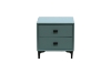 Picture of BRECON 2-Drawer Bedside Table (Blue)