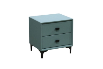Picture of BRECON 2-Drawer Bedside Table (Blue)