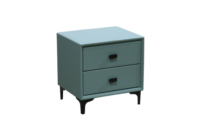 Picture of BRECON 2-Drawer Bedside Table (Blue)