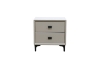 Picture of ALANYA 2-Drawer Bedside Table (Champagne)
