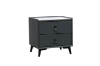 Picture of CUBA 2-Drawer Bedside Table (Dark grey)