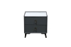 Picture of CUBA 2-Drawer Bedside Table (Dark grey)