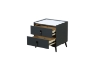 Picture of CUBA 2-Drawer Nightstand (Dark grey)
