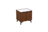 Picture of CUBA 2-Drawer Bedside Table (Brown)