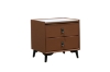 Picture of CUBA 2-Drawer Bedside Table (Brown)