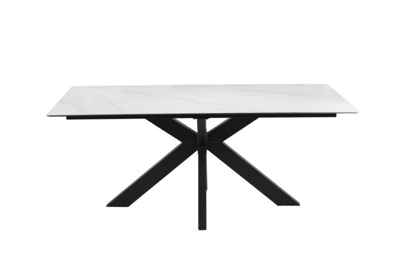 Picture of NOBLE 71" Sintered Stone Top Dining Table (White)