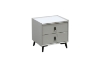 Picture of AUGUSTA 2-Drawer Bedside Table (Light Grey)