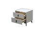 Picture of AUGUSTA 2-Drawer Bedside Table (Light Grey)