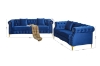 Picture of BONA 3+2 Tufted Velvet Sofa Range (Blue) 