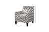 Picture of SHALA Accent Lounge Chair (Gray-White)