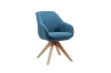 Picture of VENETIAN 360° Swivel Fabric Arm Chair (Blue)