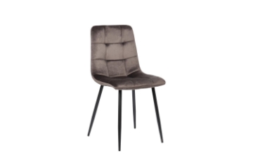 Picture of CAPITOL Velvet Dining chair (Grey) - Single