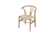 Picture of WISHBONE Solid Beech Wood Y Replica Chair (Natural)