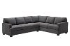 Picture of OLYMPIA Fabric Sectional Sofa (Dark Grey) - 2 Seater Facing Right	