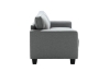 Picture of LANCASTER Fabric Sofa Range (Grey) - Loveseat