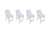 Picture of 【Pack of 4】EVE PU Leather Bar Chair (White)