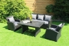 Picture of ORLY 4PC Outdoor Wicker Sofa & Dining Set