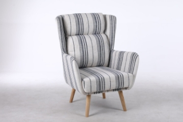 Picture of PISA Lounge Chair (Navy Stripe)