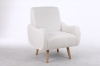 Picture of CLOUDTOP Velvet Lounge Chair (White)