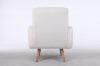 Picture of CLOUDTOP Velvet Lounge Chair (White)