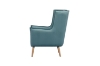 Picture of MOSSMAN Velvet Lounge Chair Natural Wood Legs (Celadon)