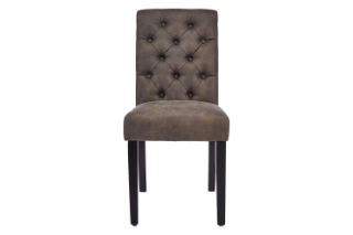 Picture of RYKER Fabric Dining Chair with Black Rubber Wood Legs  - Single