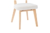 Picture of TALIA Teddy Fabric Dining Chair (White)