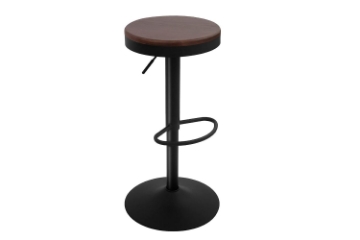 Picture of MASON Height Adjustable Bar Stool (Walnut)