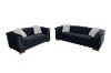 Picture of MALMO Velvet Sofa Range with Pillows (Black)