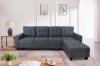 Picture of KLARA Reversible Sectional Sofa with Cup Holder (Dark Grey)