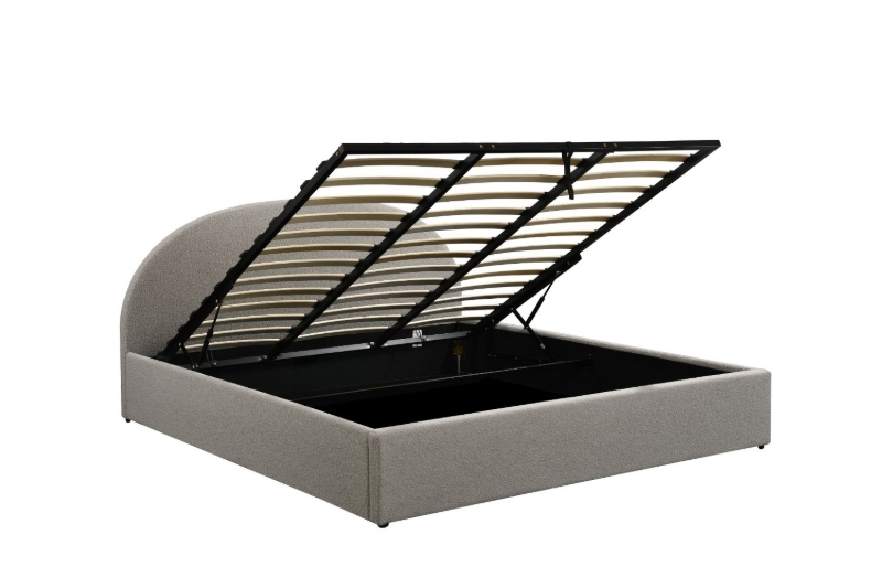 Picture of HOFFMAN Fabric Bed Frame with Gas Lift Storage in Eastern King Size
