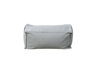 Picture of COMFORT CLOUD Outdoor Bean Bag Square Pouf (Grey) - with Fillers	