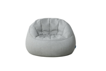 Picture of MELLOWMAT Outdoor Bean Bag Boucle Sofa Lounger XL (Grey) - with Filler	