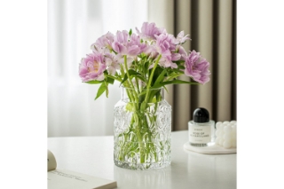 Picture of ERLENMEYER Transparent Glass Vase  - Short