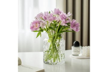 Picture of ERLENMEYER Transparent Glass Vase  - Short