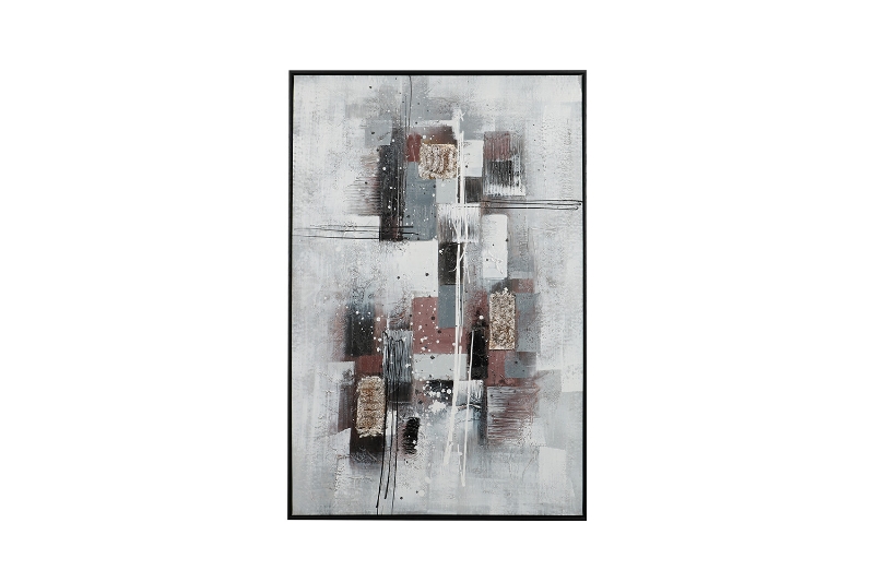 Picture of H75 31"x47" Black Frame Canvas Print Wall Art