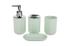 Picture of HOUSEHOLD Bathroom Accessories (Green) -  6-Piece Set