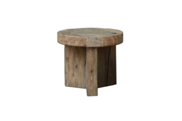 Picture of HECTOR 100%  Reclaimed Oak Wood Side Table (19.6" x 19.6")