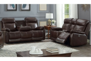 Picture of TAZAN Power Reclining Sofa (Brown) - 2RRC+3RRC Set	