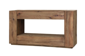 Picture of HOMER 100% Reclaimed Pine Wood Cuboid Console Table (55" x 30")