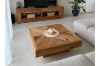 Picture of HOMER 100% Reclaimed Pine Wood Square Coffee Table (39.3" x 39.3")