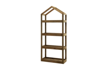 Picture of ELMORE 100% Reclaimed Pine Wood Scandi 4-Tier Shelf (78.3" x 33.4")