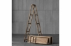 Picture of ELMORE 100% Reclaimed Pine Wood Scandi 4-Tier Triangular Shelf (72" x 47")