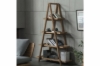 Picture of ELMORE 100% Reclaimed Pine Wood Scandi 4-Tier Triangular Shelf (47" x 72")