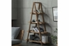 Picture of ELMORE 100% Reclaimed Pine Wood Scandi 4-Tier Triangular Shelf (72" x 47")