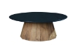 Picture of BETA Reclaimed Pine Wood D35.5" Round Coffee Table